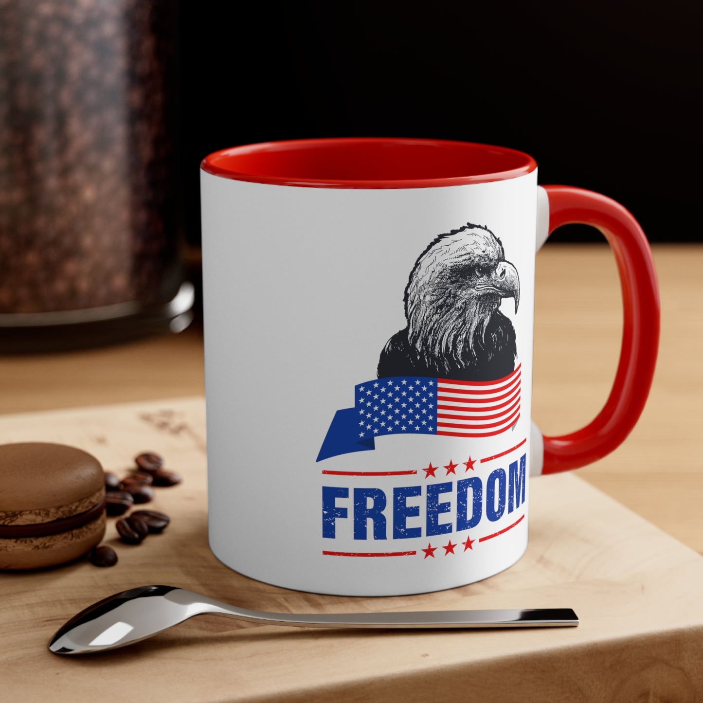 Freedom Eagle Accent Coffee Mug, 11oz