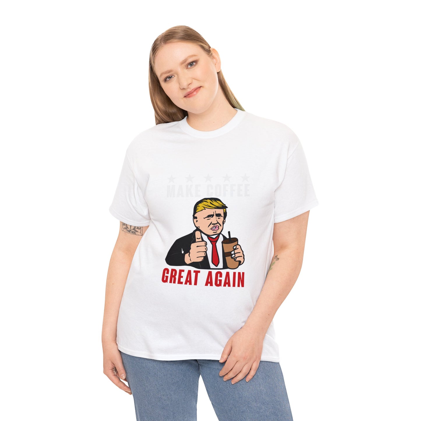 Make coffee, great again, Cotton Tee