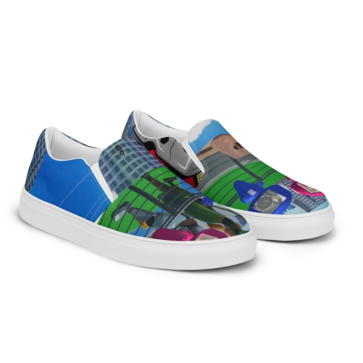 ladies Slip-On Canvas Shoes