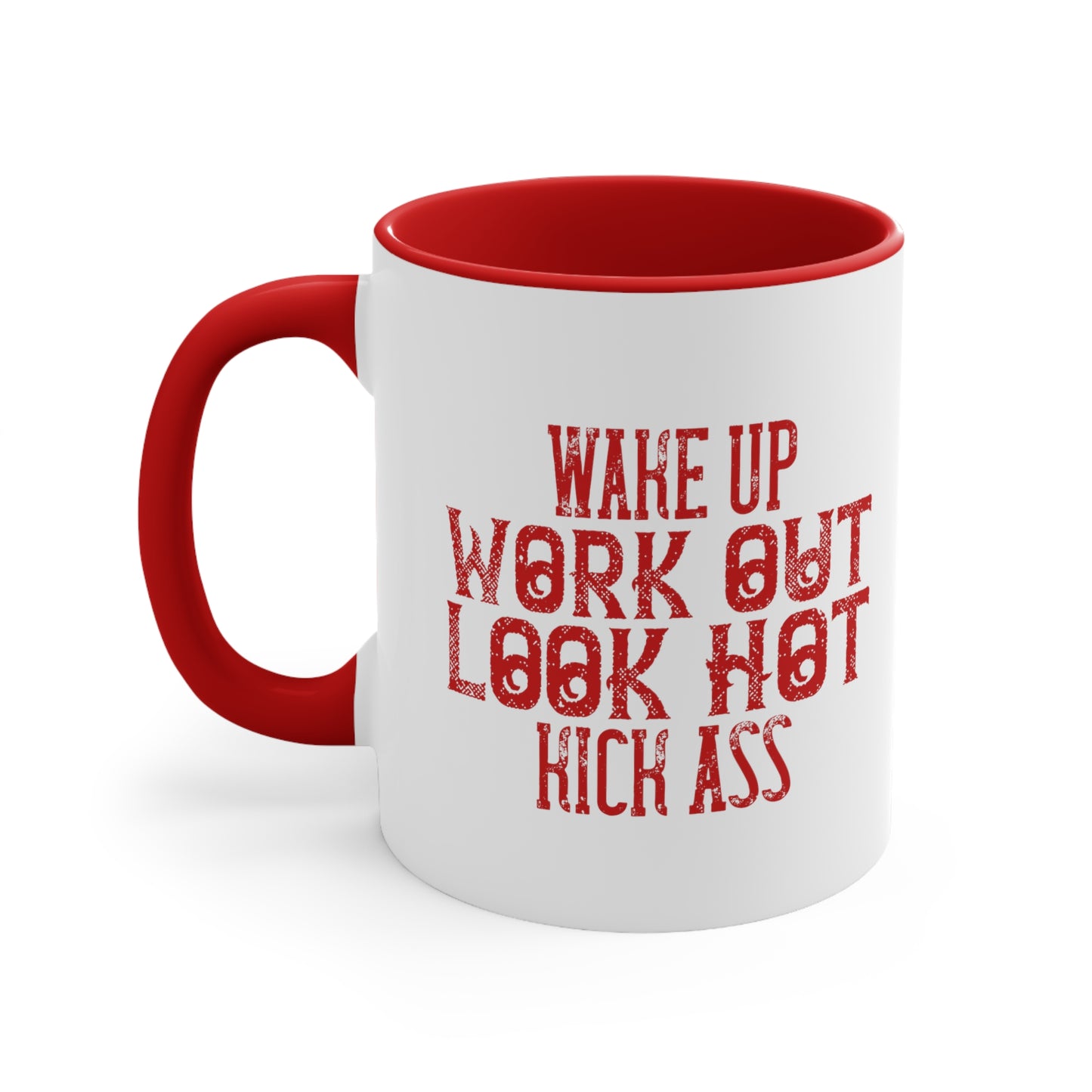 Wake Up Accent Coffee Mug, 11oz