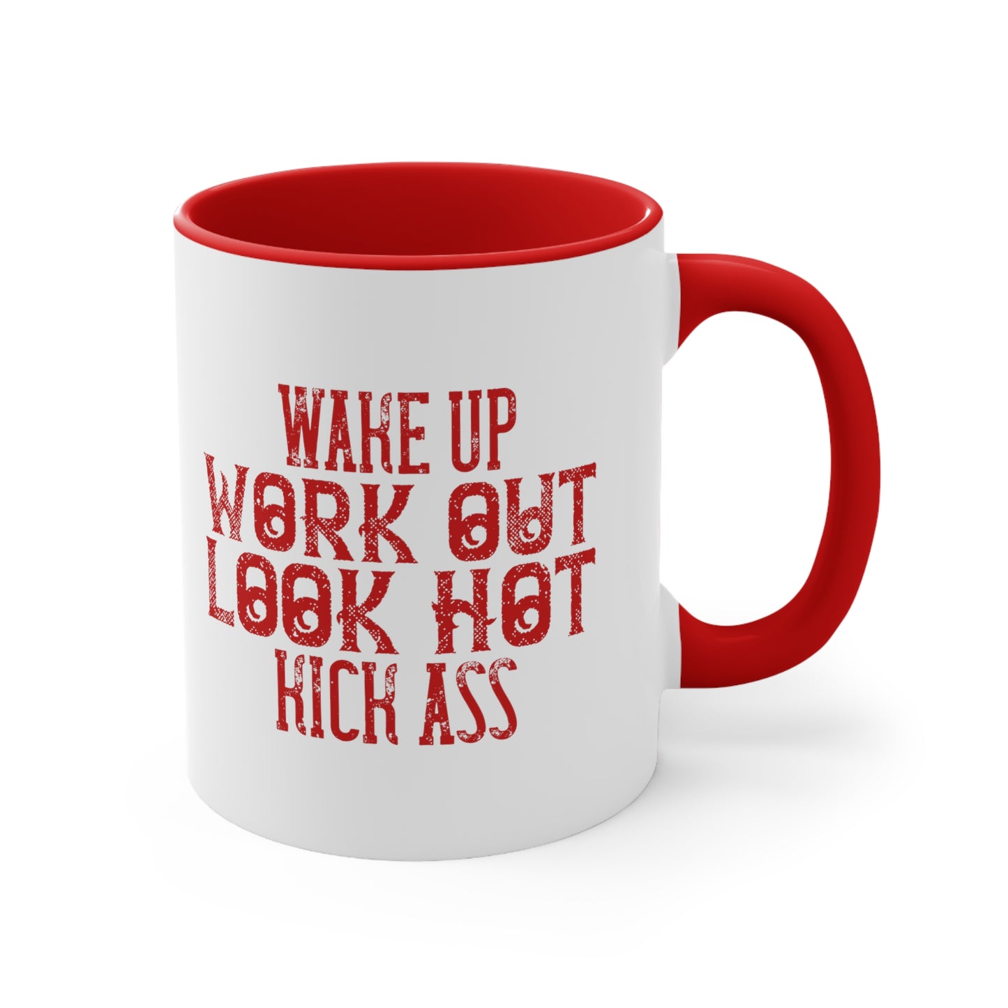 Wake Up Accent Coffee Mug, 11oz