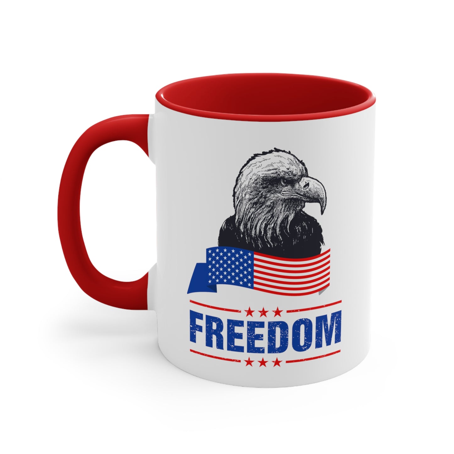 Freedom Eagle Accent Coffee Mug, 11oz
