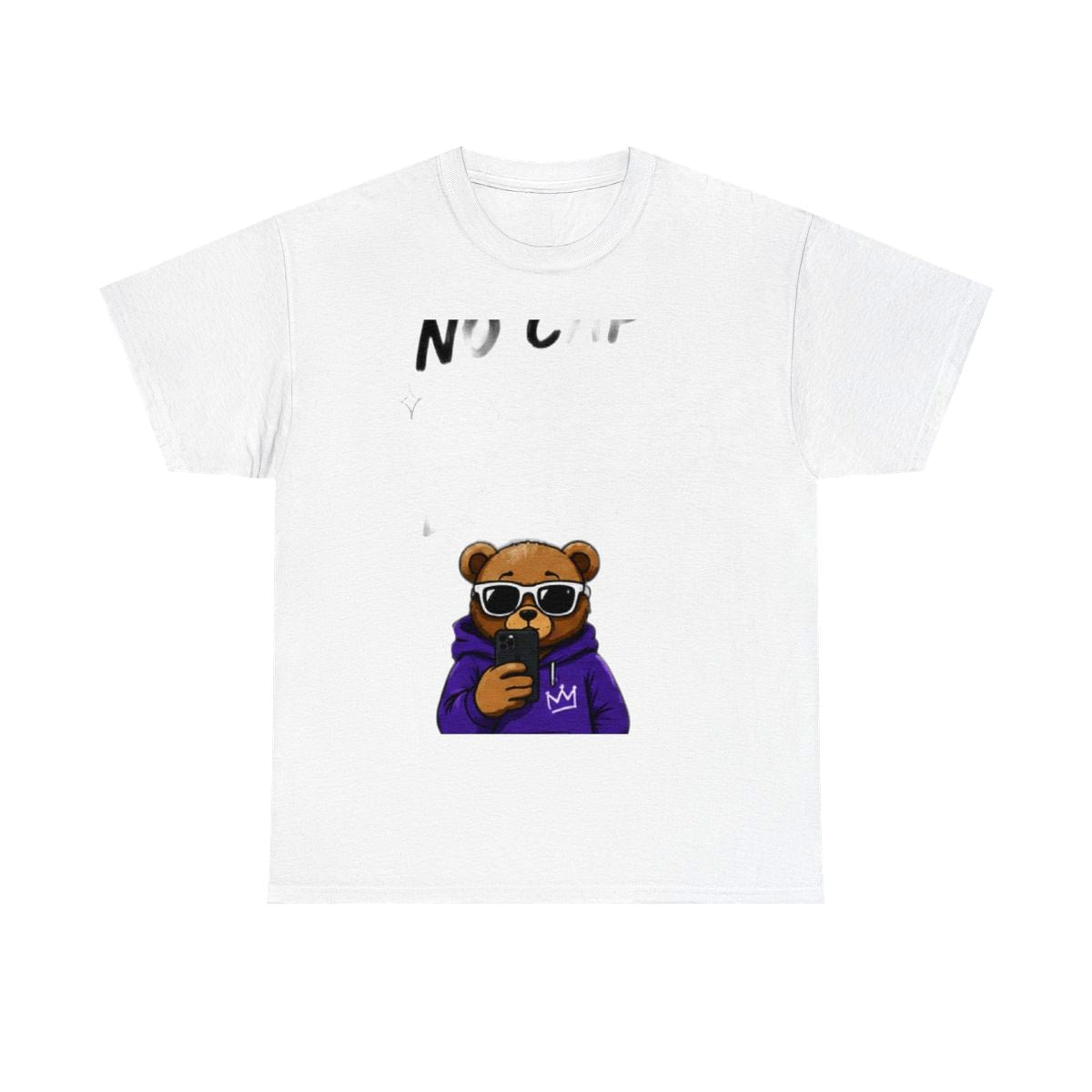 NO CAP BUILT DIFFERENT - Teddy Bear Streetwear Tee