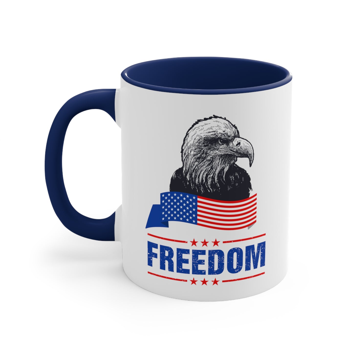 Freedom Eagle Accent Coffee Mug, 11oz