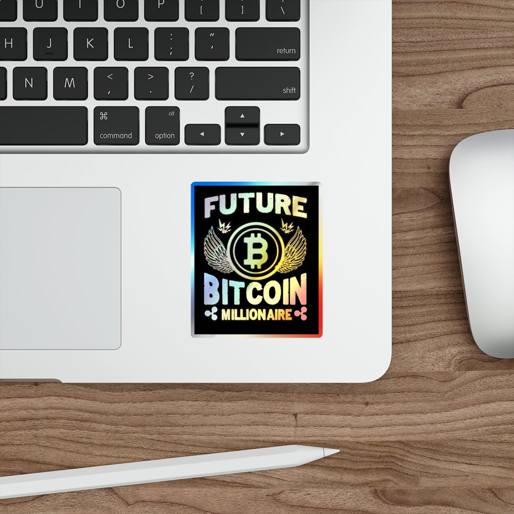 Future Bitcoin Holographic  Stickers