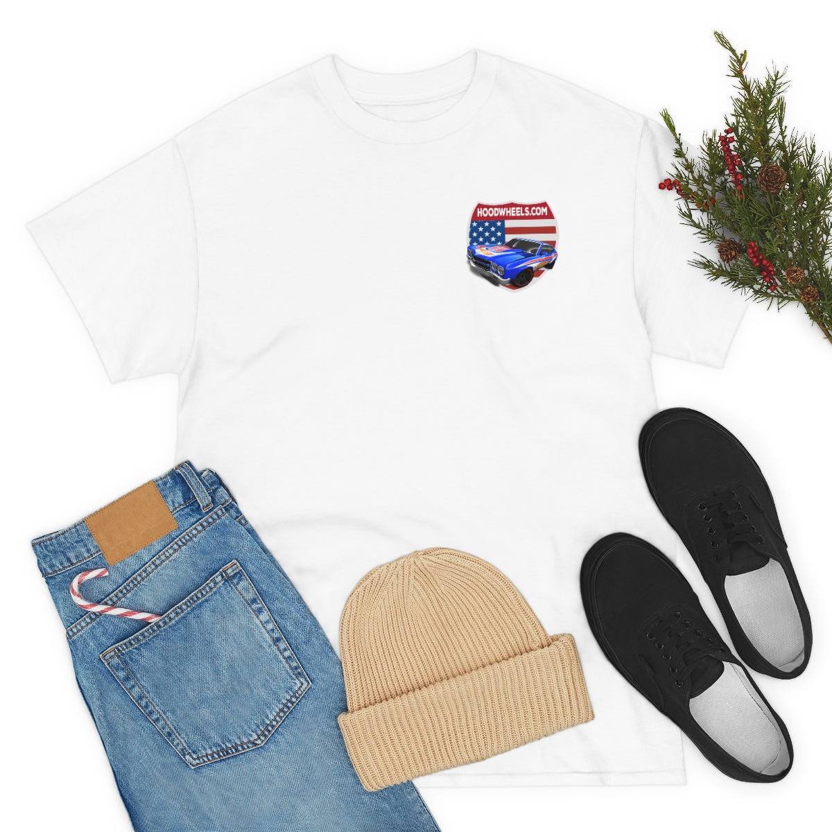 HOODWHEELS.COM  Heavy Cotton Tee