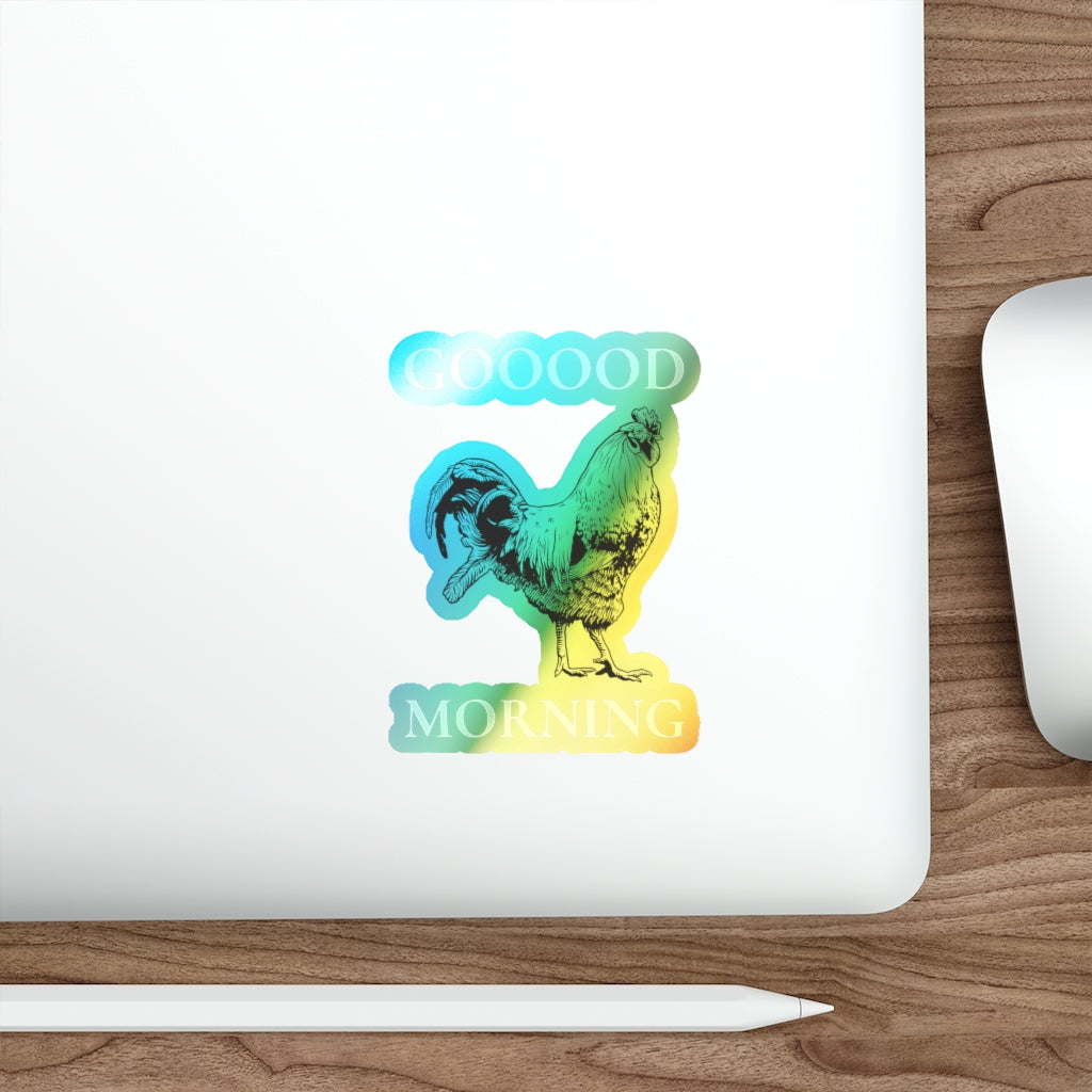 Moring Cock Stickers