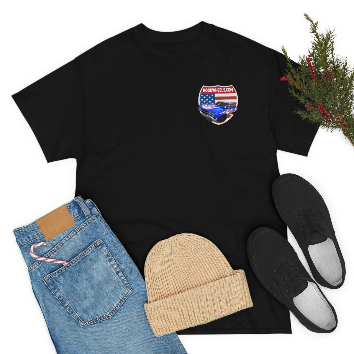 HOODWHEELS.COM  Heavy Cotton Tee