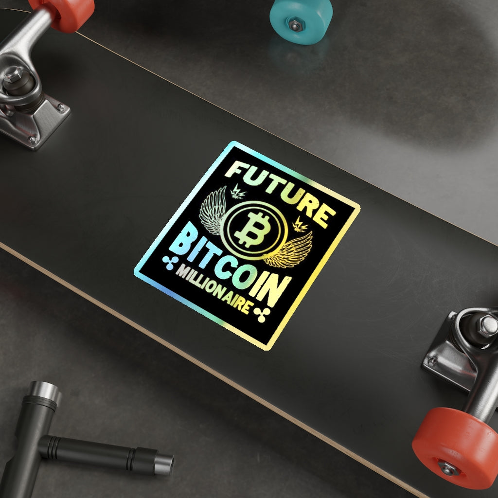 Future Bitcoin Holographic  Stickers