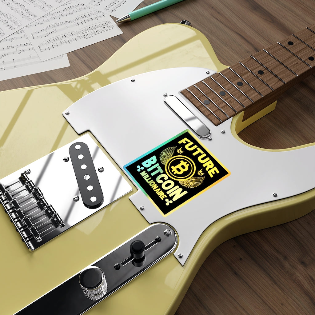 Future Bitcoin Holographic  Stickers