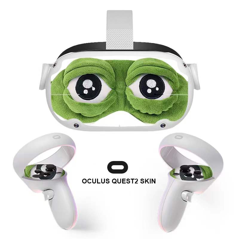 Kawaii VR Headset Oculus Quest2 Skin Sticker, Quest 2 Full Wrap, Decal for Quest 2, Cute Oculus Quest 2 Accessories