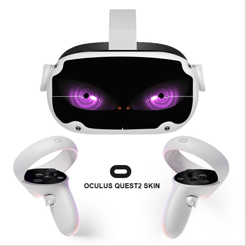 Kawaii VR Headset Oculus Quest2 Skin Sticker, Quest 2 Full Wrap, Decal for Quest 2, Cute Oculus Quest 2 Accessories
