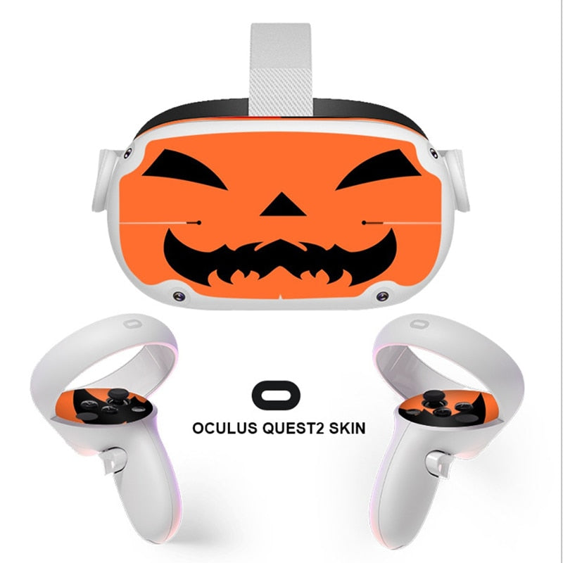 Kawaii VR Headset Oculus Quest2 Skin Sticker, Quest 2 Full Wrap, Decal for Quest 2, Cute Oculus Quest 2 Accessories