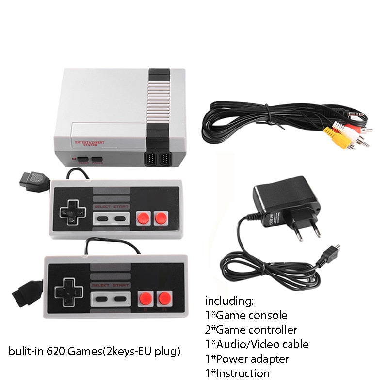 620 Games Mini TV Game Console 8 Bit Retro Classic Handheld Gaming Player AV Output Video Game Console Toy