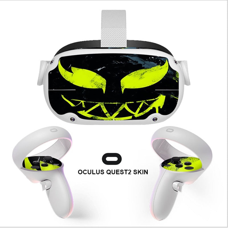 Kawaii VR Headset Oculus Quest2 Skin Sticker, Quest 2 Full Wrap, Decal for Quest 2, Cute Oculus Quest 2 Accessories