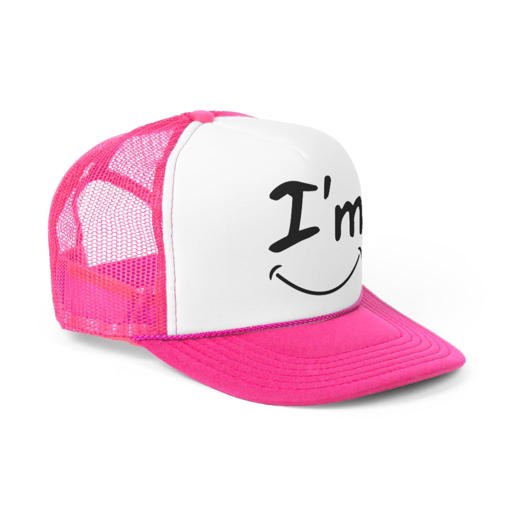 I'M Happy Trucker Caps