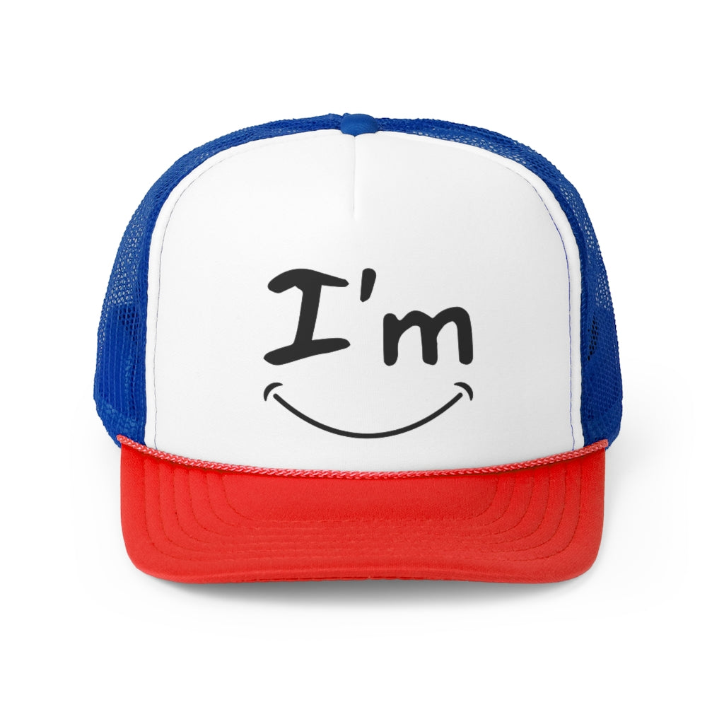 I'M Happy Trucker Caps