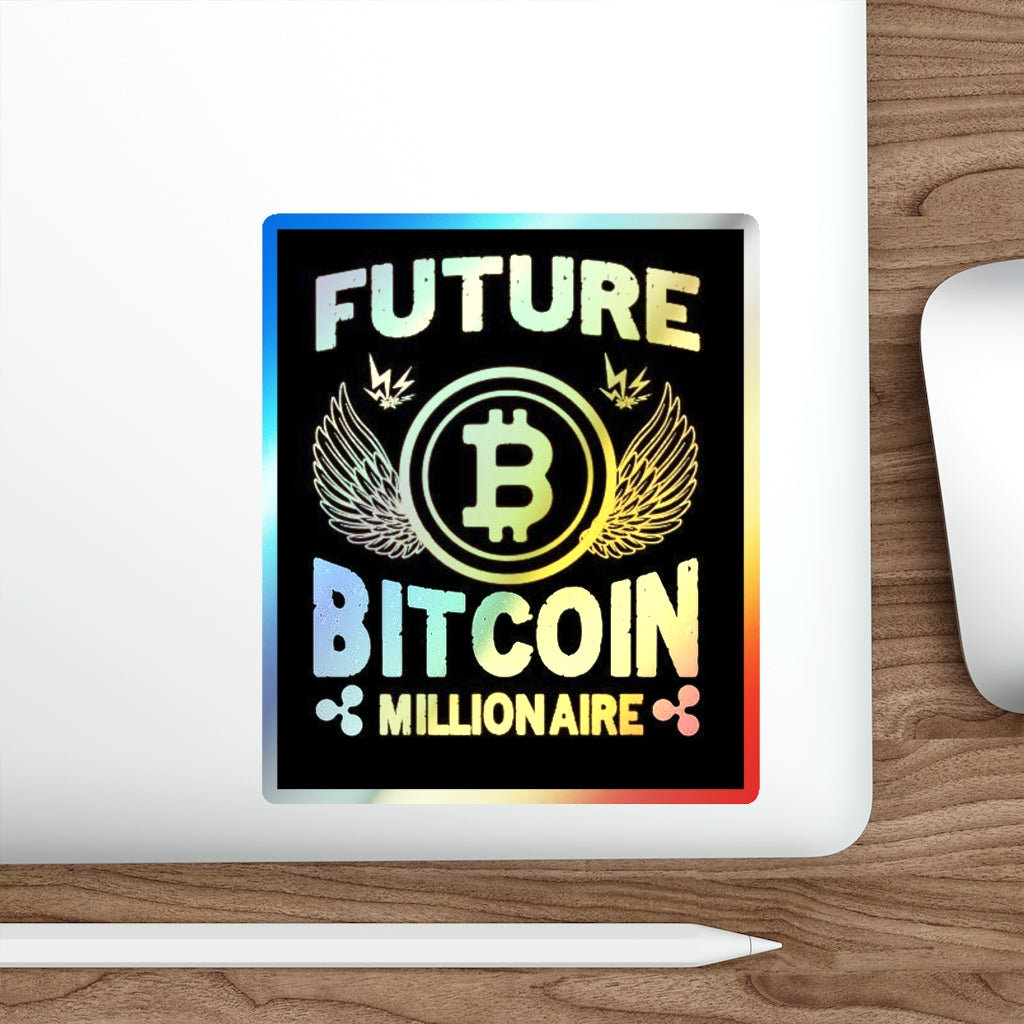 Future Bitcoin Holographic  Stickers