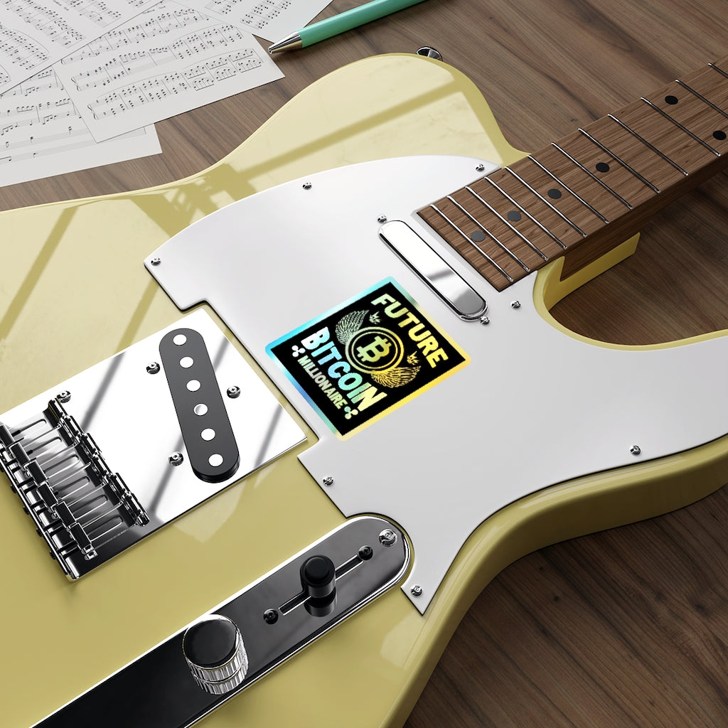 Future Bitcoin Holographic  Stickers